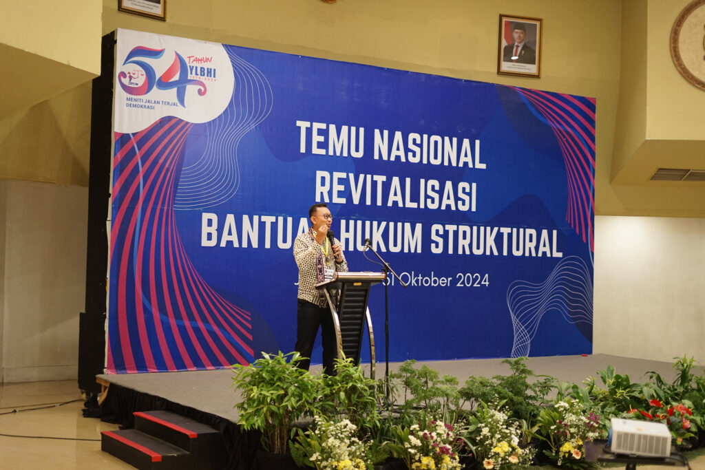 Pembukaan temu nasional Bantuan Hukum Struktural