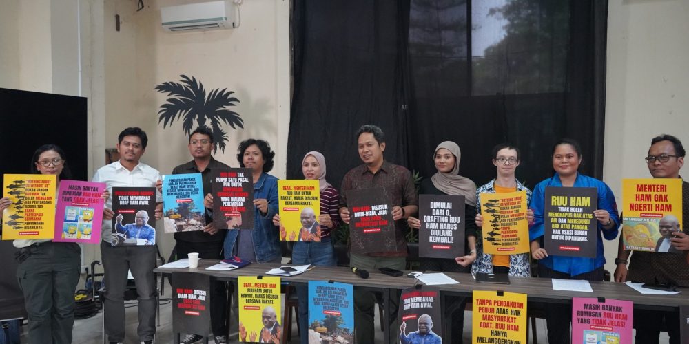 Konferensi Pers "Problema Revisi UU HAM: Penolakan dan Catatan Kritis Koalisi Masyarakat Sipil", YLBHI, Kamis, 25 Juni 2026