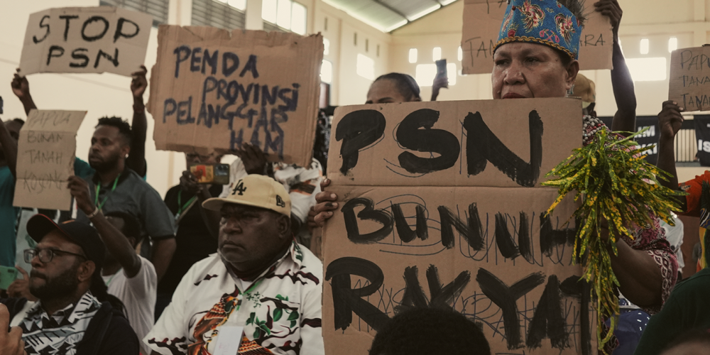 Dari Merauke, Masyarakat Terdampak PSN Tolak Perampasan Tanah dan Ruang Hidup
