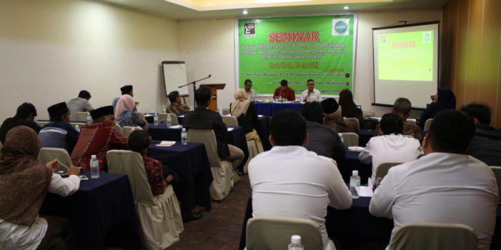 Seminar upaya pembenahan   tata kelola pertanahan sebagai wujud pelaksanaan reforma agraria berbasis   kebijakan lokal LBH Banda Aceh(1)