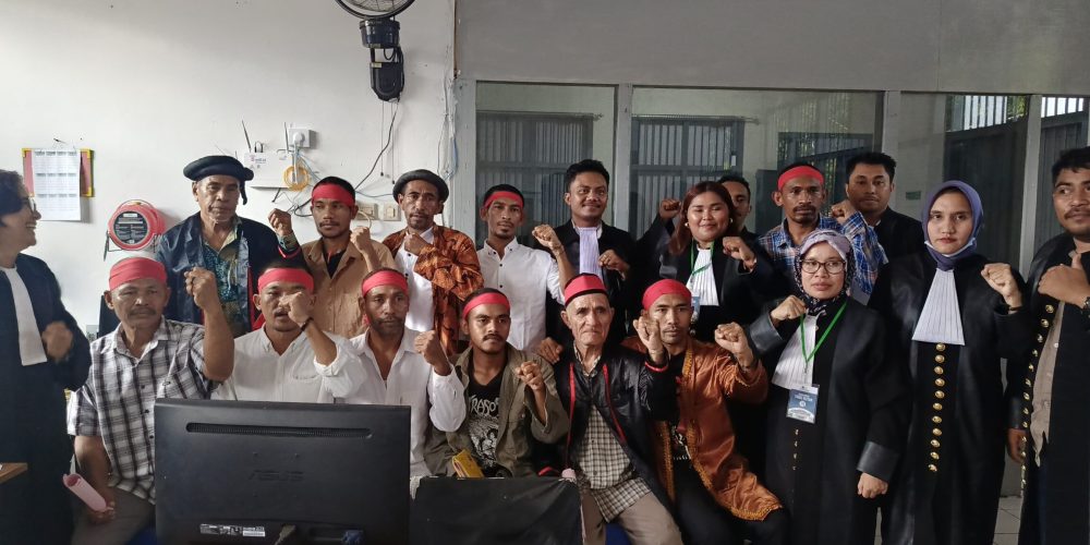 Sidang Penetapan Tersangka Warga Sangaji