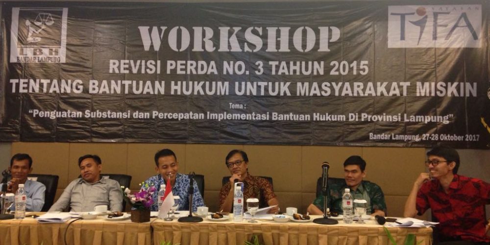 Kegiatan Workshop LBH Bandar Lampung